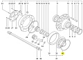 Кольцо стопорное 76101033/800107304 Кольцо стопорное 76101033/800107304